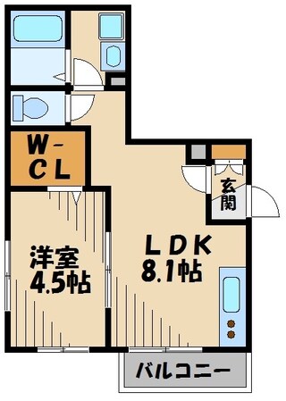 ワンスカイＳの物件間取画像